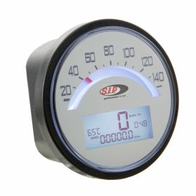SIP Geschwindigkeitsmesser und Drehzahlmesser 2.0 20 Funktionen LCD Weiß 14.000 U/min