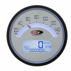 SIP Geschwindigkeitsmesser und Drehzahlmesser 2.0 20 Funktionen LCD Weiß 14.000 U/min