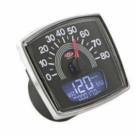 SIP-Tachometer Digital/Analog Tachometer 80 km/h 8.000 U/min 20 Funktionen Schwarz