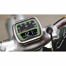 SIP Drehzahlmesser 2.0 Digital/Analog Tachometer Grün/Schwarz 20 Funktionen 120 km/h