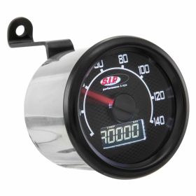 SIP 2.0 Tachometer und Geschwindigkeitsmesser 140 km/h 14.000 U/min 48 mm 19 Funktionen