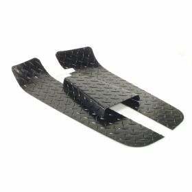 Kit SIP Pedana Mandorlato Alluminio Nero Superficie Diamantata 3 Parti