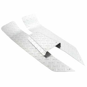 Kit SIP Pedana Mandorlato in Alluminio Argento Superficie Diamantata 3 Parti