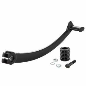 Levier d'allumage SIP en aluminium noir revêtu de poudre avec caoutchouc inclus