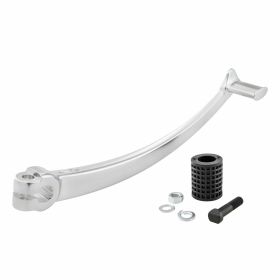 Levier d'allumage en aluminium argenté SIP avec caoutchouc