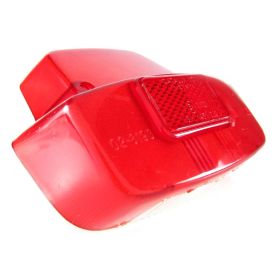 Vetro fanale posteriore SIP rosso senza lampadine e con omologazione europea