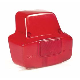 Vetro fanale posteriore SIP rosso senza lampadine e con omologazione europea