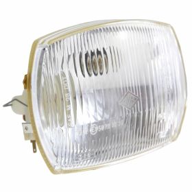 90x140 mm BA20d headlight with Ba9s socket for high/low beam