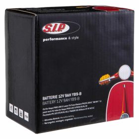 SIP Batterie 12V/9Ah wartungsfrei versiegelt 135x75x140 mm schwarz