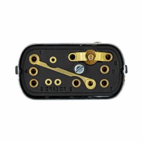Interrupteur SIP avec contact fermeture à corne ronde et bouton compteur révolutions