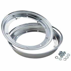 SIP Rim 10 Chrome Steel PCD 5/220mm Center Hole 202mm