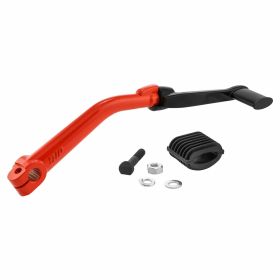 Leva accensione SIP klappbar in alluminio/acciaio rosso/nero con gomma e vite