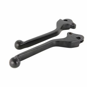 SIP Clutch/Brake Lever Kit in Black Aluminum 2 Pieces 145 mm
