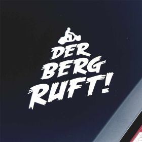 Sticker The mountain calls! 120x100 mm