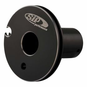Puleggia gas SIP Quick Throttle 47 mm alluminio CNC corsa corta anodizzata nera
