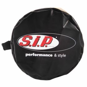 Borsa tubo SIP impermeabile nera M 30L con 2 cinghie 75x23x23 cm