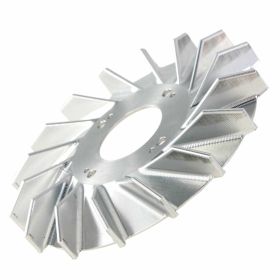 Ventilateur en aluminium MMW CNC argent perpendiculaire 370g