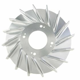 Ventilateur en aluminium MMW CNC argent perpendiculaire 370g