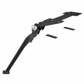 SIP Seitenständer 82° aus schwarzem Aluminium selbstfaltend 245 mm