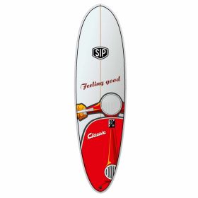 SIP Eierschalen-Surfbrett 2010 mm 6.6 mit Vespa-Muster für trendige Surfer
