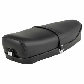 Seat with lock and strap for security and comfort
