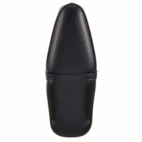 Selle SIP Classic bleu foncé avec passepoil gris sans serrure avec sangle