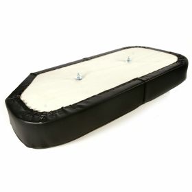 Bequemer und ergonomischer schwarzer Leder-Rennmotorradsitz