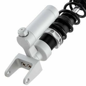 Ammortizzatore SIP PERFORMANCE 2.0 RACE 340 mm alluminio argento molla nera regolabile