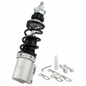 SIP Vorderer Stoßdämpfer 185 mm Matt Silber Aluminium Schwarz Verstellbare Feder