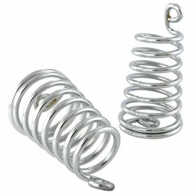 Kit de siège à ressort en chrome 2 pièces