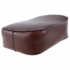 Vintage Brown Leather Luggage Carrier Cushion 300x230 mm with Lock