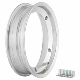 SIP Tubeless Rim 10 in Aluminum with Valve and 2.5mm Offset