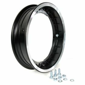 RUSH Rim 2.10x10 Matte Black PCD 5/220mm Center Hole 202mm