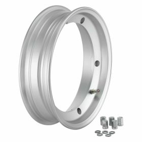 SIP Tubeless Rim 2.0 2.50x10 matte silver pre-installed valve KBA approved