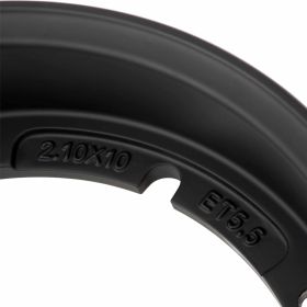 Cerchione SIP Tubeless 10 Nero Opaco con Valvola e Omologazione KBA 51612