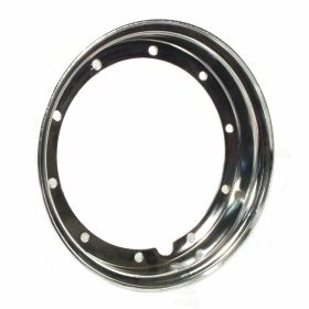 SIP Halbverchromtes Stahlrad 10 PCD 5/220mm Loch 202mm Metallbreite