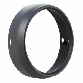 SIP CNC Round Headlight Ring 130 mm in Anodized Black Aluminum
