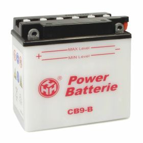 Batterie YUASA YB9-B 12V/9Ah sèche 135x75x140 mm