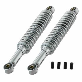Ammortizzatore MKX posteriore 300 mm cromo molla pretesa paio occhiello