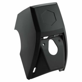 Black plastic steering lock block