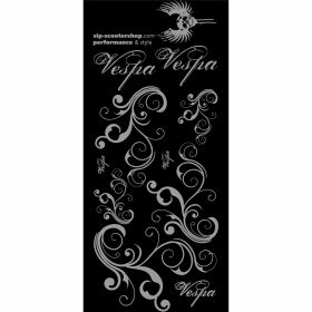 Silver decorative sticker kit