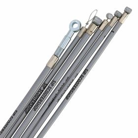 Kit cavi SIP PERFORMANCE guaina PE acciaio inox 2 marce frizione acceleratore