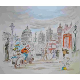 Elena Pongiglione's Enrico's Vespa 60 Seiten Illustrationen Größe 300x300mm