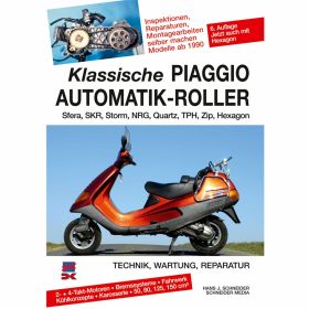 Piaggio Automatic Scooter Manual 224 pages 335 photos 61 drawings 6th edition