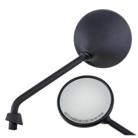 Specchietto SIP Sinistro Nero Opaco Acciaio Filettatura M8 Destra omologazione europea