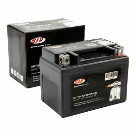 SIP Batterie 12V/5Ah SLA4L-BS Versiegelt Schwarz 10 Stück pro Box