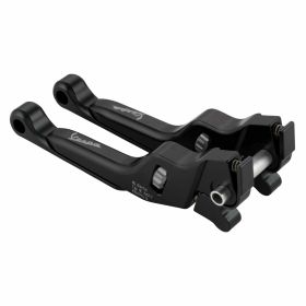 Adjustable Black CNC Aluminum Sport Levers Set for Vespa ABE Approved