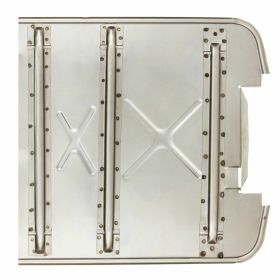 Lamierati oliati 475x460 mm con 2x3 traverse passacavo ovale