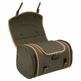 Borsa SIP Classico grande in canvas verde oliva 35L con serratura