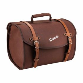 Borsa SIP Classico grande in nylon marrone 35L con serratura 480x300x270 mm